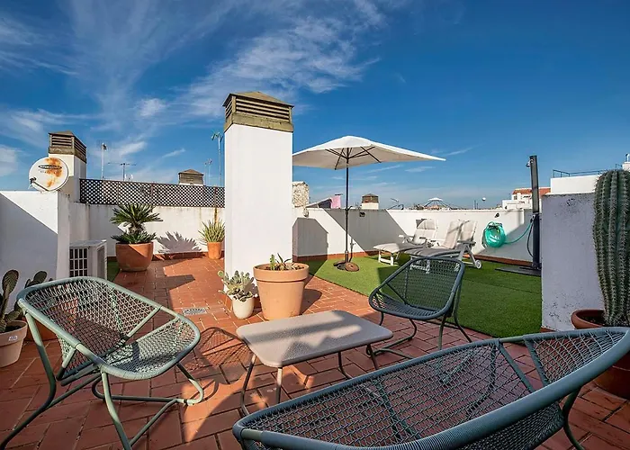 Triana Alfareria con Terraza y Solarium